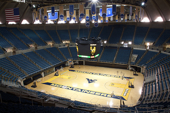WVU Coliseum Basketball Floor 1