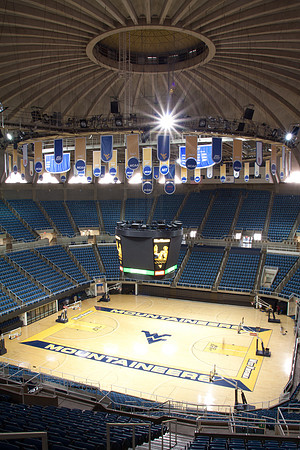 WVU Coliseum Basketball Floor 2