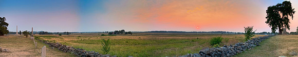 Cemetery Ridge Sunset Pan